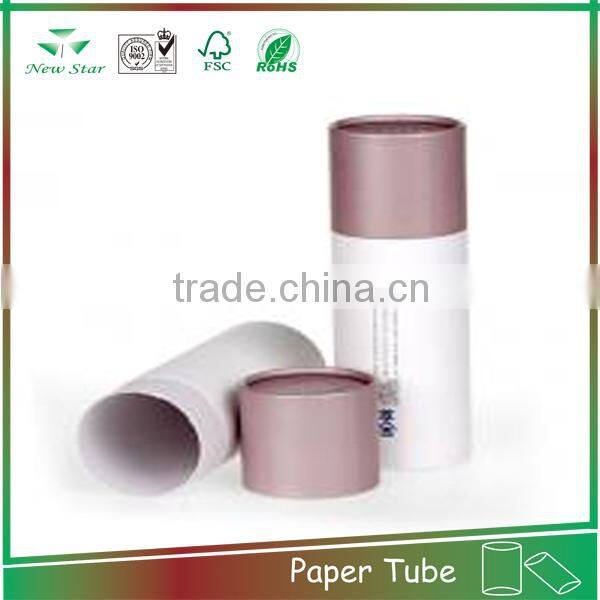 wholesale high-end design round cardboard paper composite tue can OEM