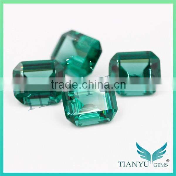 Free Samples Wholesale Gemstone for Jewelry Synthetic #22 Emerlad Cut Nano Sital Gems Price