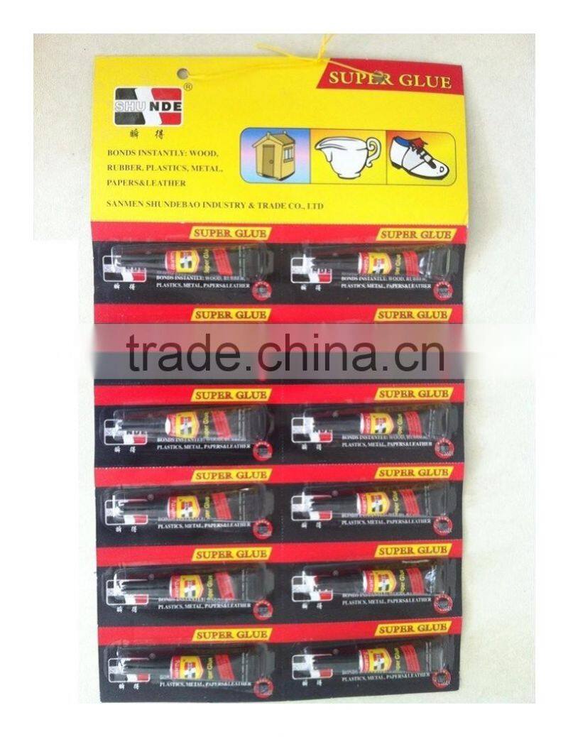 12pcs Single blister card Super Glue 3g