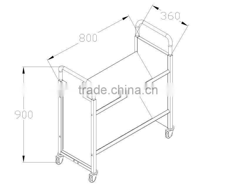 new products 2014 Warehouse Rolling Hand Push Cart HWS-08