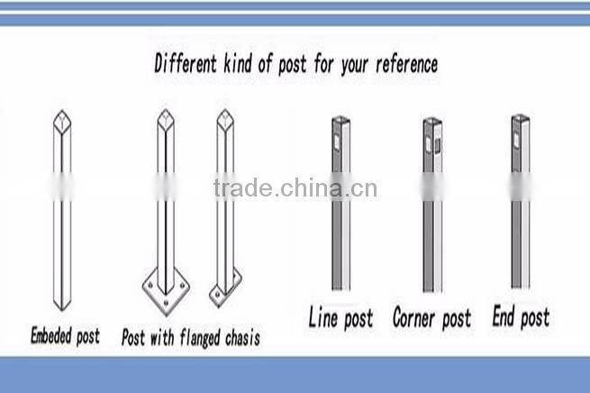 China supplier zinc steel fence