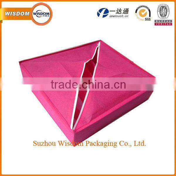 folding non woven fabric storage box with dot