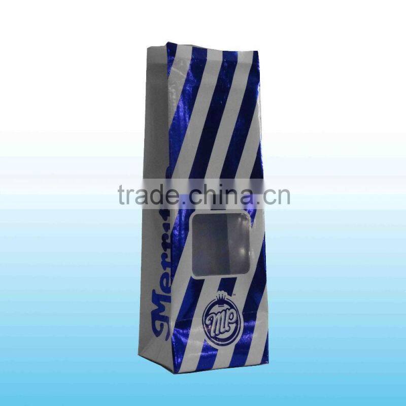 New fashion popcorn paper bag,popcorn packaging bag with laminated material
