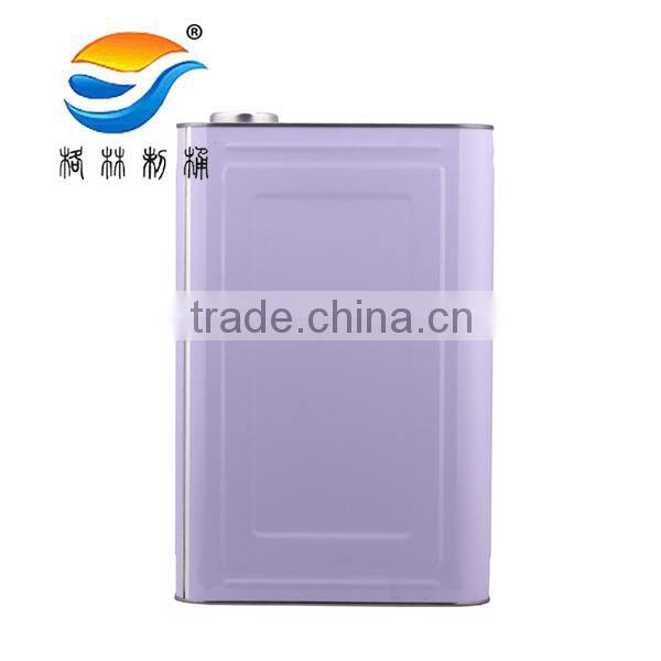 18L square tinplate pail for chemical products