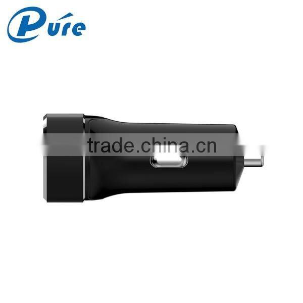 Cell Phone Car Charger Output 3A/2A/1.5A Car Charger Halogen-free&Fireproof PC Material Charger