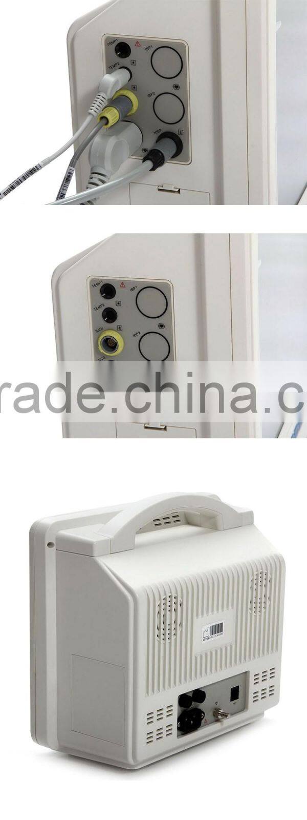2016 new design ETCO2 End Tidal CO2 12 inch Patient Monitor with 6 parameters ECG, NIBP, SPO2, TEMP, RESP, PR