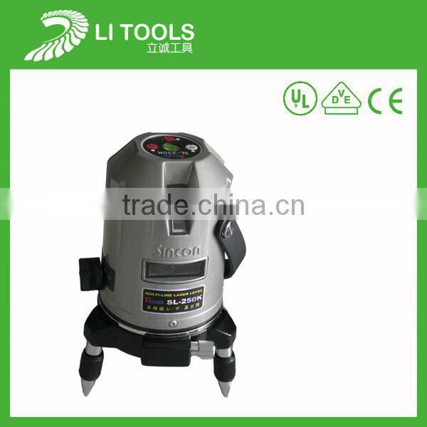 Professional crossline 2V1H3D laser level