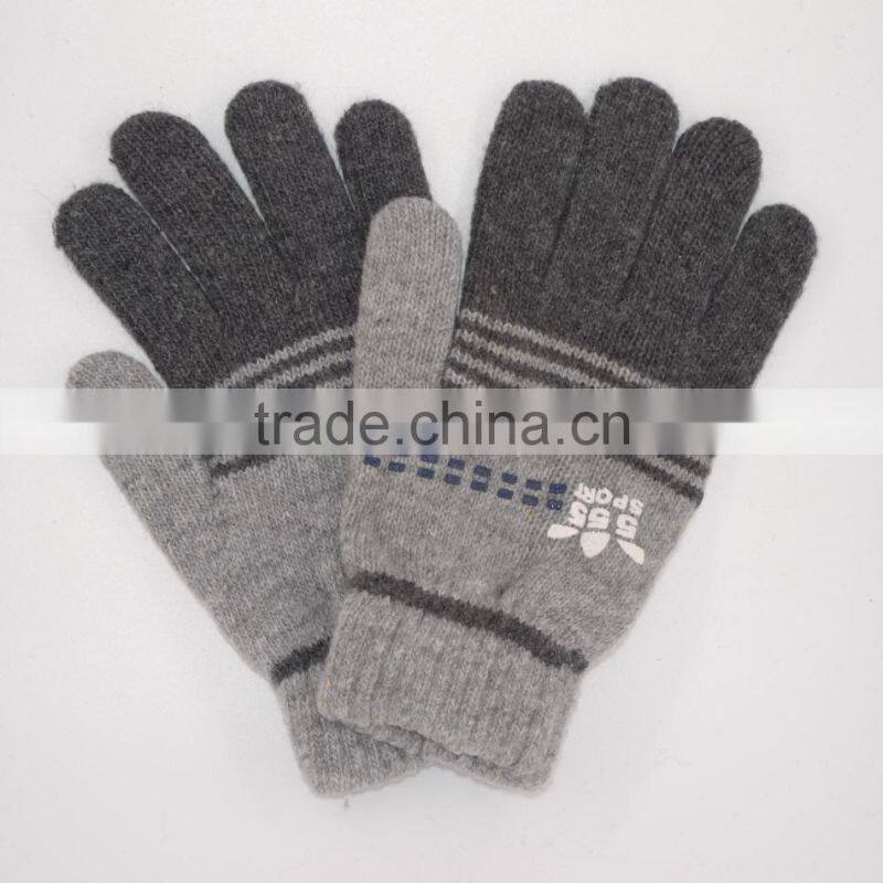 men's warm knit gloves