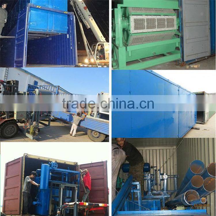 China machines making egg tray cartons