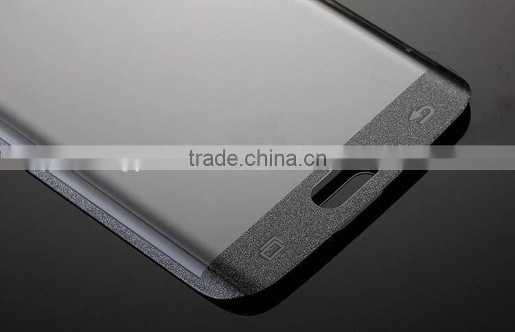 9H 0.2MM 3D Curved Full Coverage Tempered Glass Screen Protector For Galaxy S7 Edge G9350 Glass Silk print Glass Thermal Bending