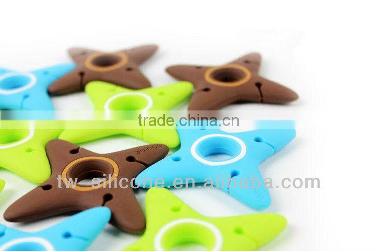 plastic cute earphone cable winder