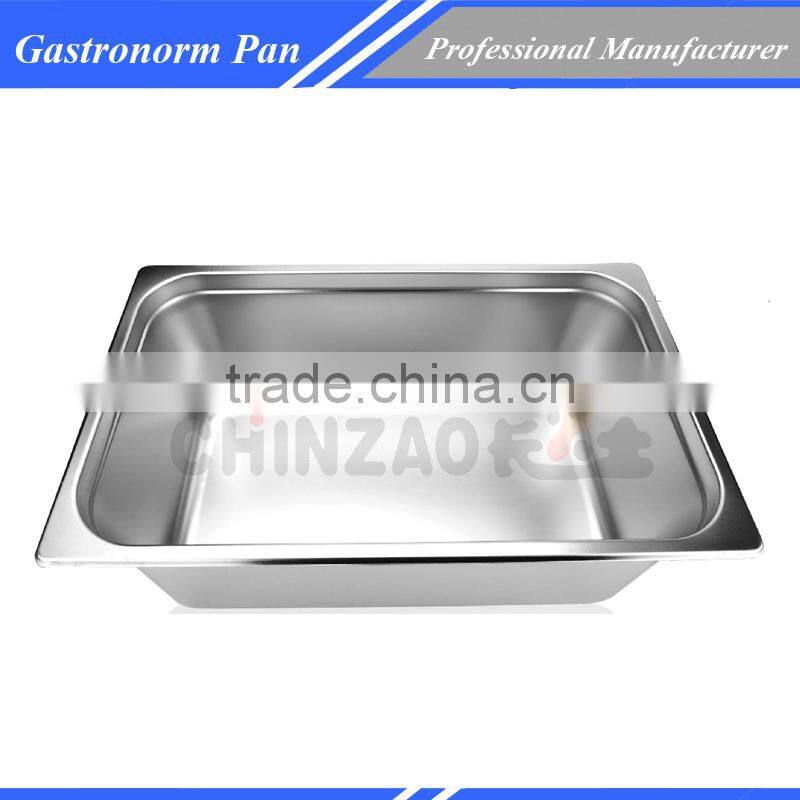 1/1 size anti-jam stainless steel steam table pan/ stainless steel gastronorm pan
