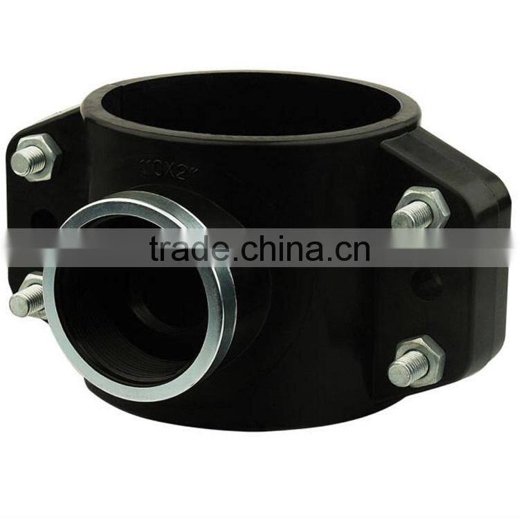 DIN standard pp compression fitting pp saddle clamp