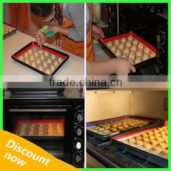 Oven safe soft textile kitchen silicone baking mat