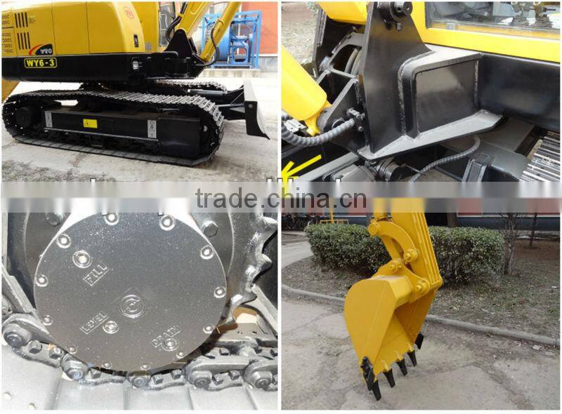 Small crawler excavator WY6-3