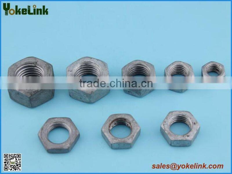 Drop-forged hot dip galvanized steel M-F Curved Lock Nuts