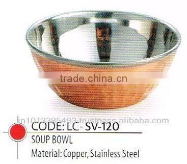 Copper Soup Bowl