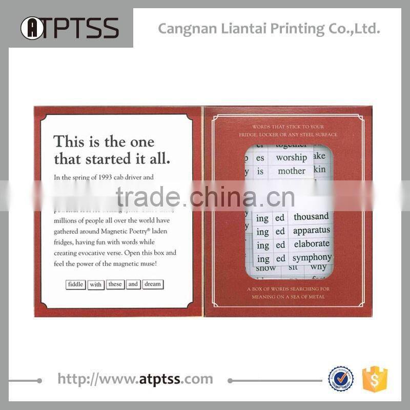 Novelty creative magnetic poetry kit