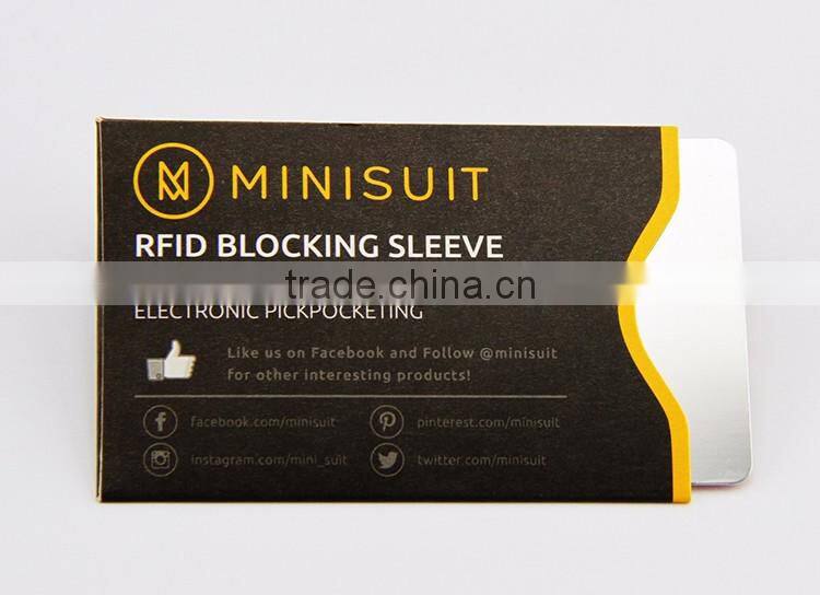 ODM Design RFID Card Holders for Shielding Smart Cards