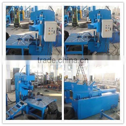 Automatic waste tyre recycling machine
