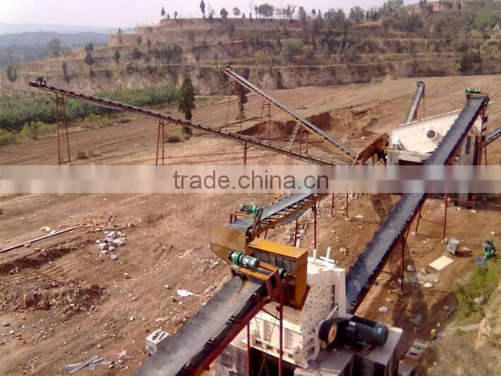 High performance rubber quarry/mineral processing belt conveyor price in India