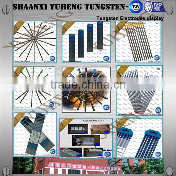 2016 hot sale wt20 2% red tip tungsten 1.6