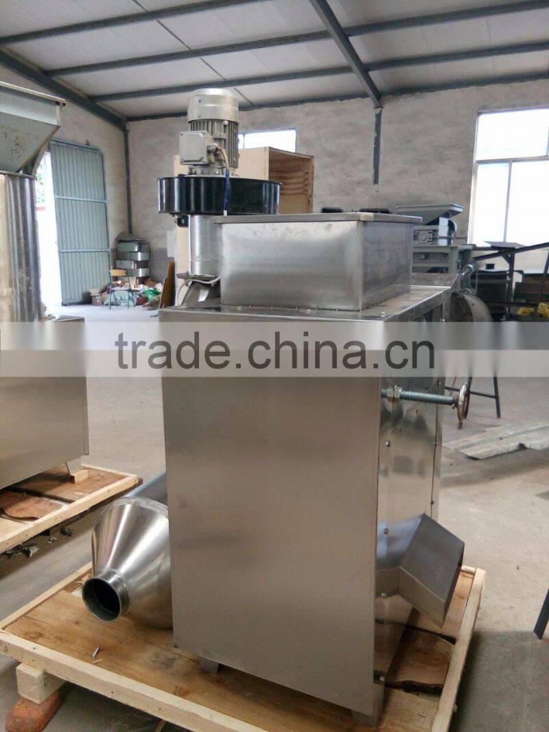 Stainless steel cacao/cocoa bean peeling shelling machine on sale
