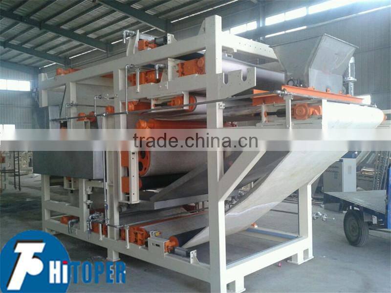 Sand filtration water treatment ,mixed sludge dewatering press machine