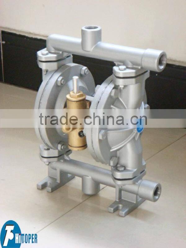 Long lasting easy maintenance pneumatic double diaphragm pump