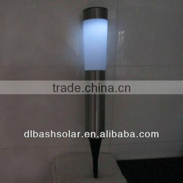 hot sale stainless steel high lumen outdoor solar garden lights