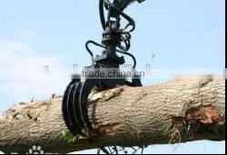 vehicle crushing excavator