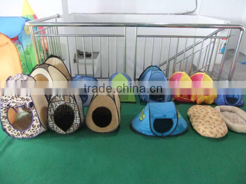 2016hot sellling Arrive T Style Cat Tunnel Pet Toy Wholesale Candy Color Polytser cat tunnel