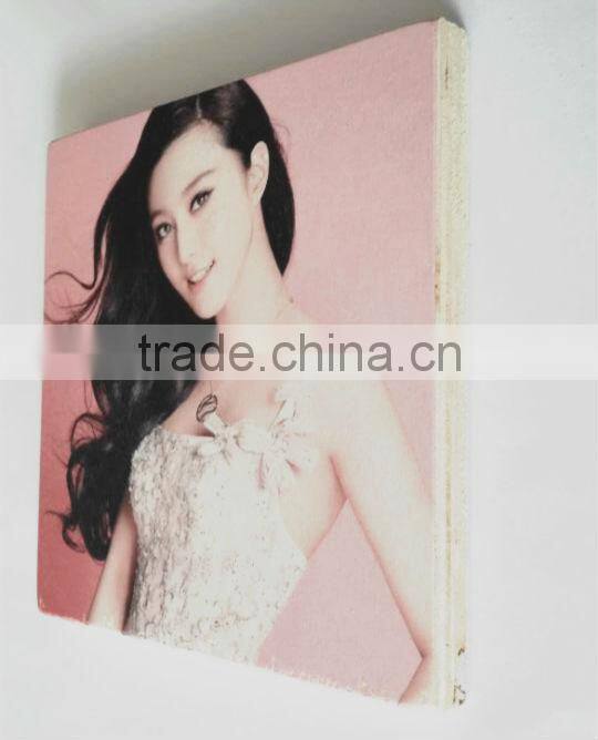 Personalized Wooden Painting UV printing on wood Wooden Poster Card for Home Decoration