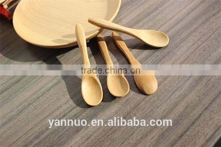 Natural Mini wood honey ice cream Spoon, Small Wooden Spoon