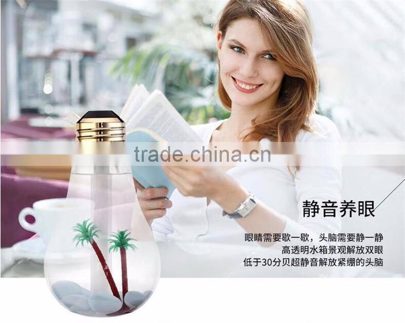 bulb humidifier 2016 Newest Mini humidifier night lights humidifier Colorful bulbs humidifier