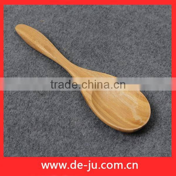 Round Shaped Smooth Bamboo Ladle Shovel Spoon