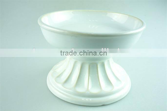 Unique cheap ceramic cake stand for party/weeding/daily use in stock