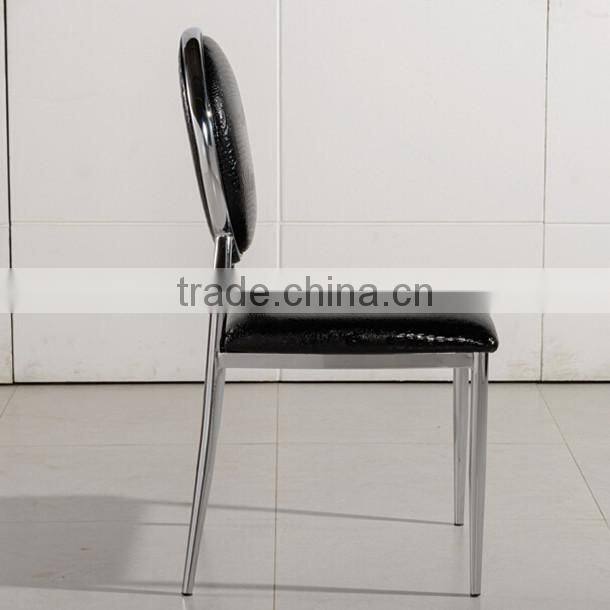 Cheap Round Back Stainless Steel Dining Chairs for Sale
