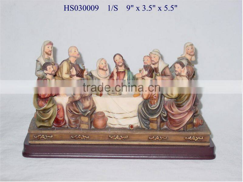 last supper sculpture,native american nativity sets,2014 resin new design