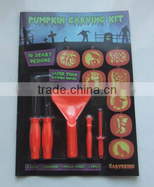 Fashion design halloween decoration gift pumpkin carving kit