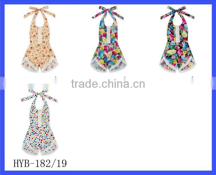 New Born Girls Boho Vintage Playsuit Rompers Many Style Flowers Ruffle Lace Organic Onesie