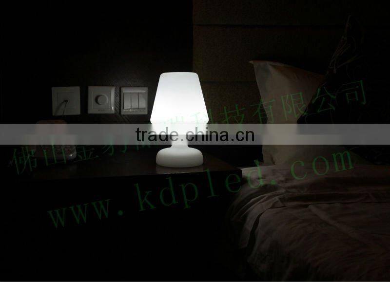 rechargeable plastic white led table lamp