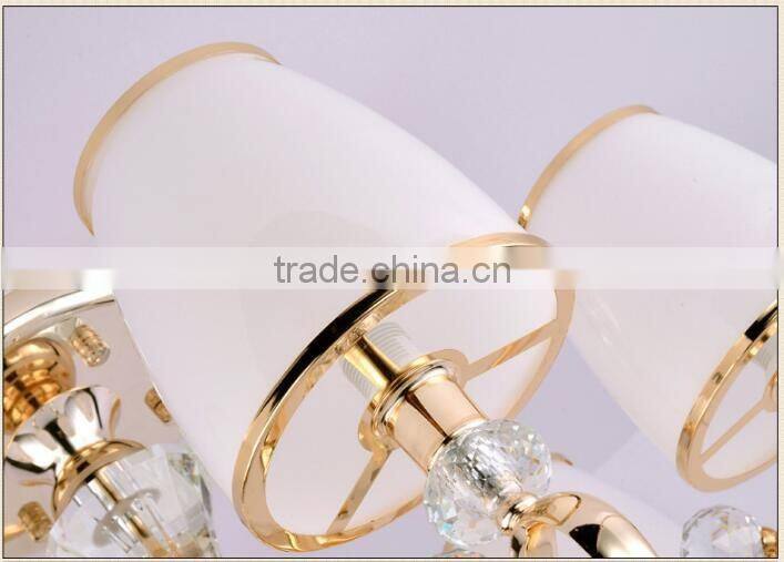 M949 Momoda luxury Crystal contemporary living room bedroom golden lighting chandelier pendant lamp