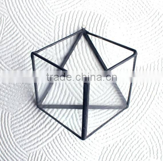 Home Decorate- 3 Sizes Modern Geometric Stained Glass Terrariums