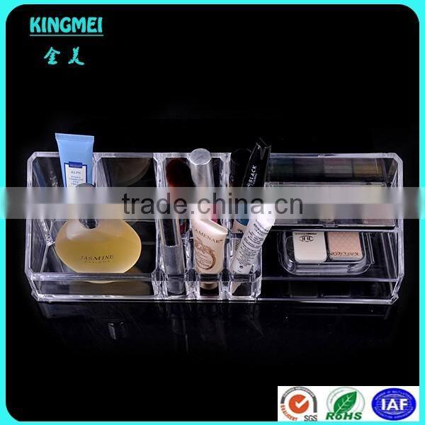 2015 Hot-sale Transparent Rectangle Shaped Cosmetic Organizer