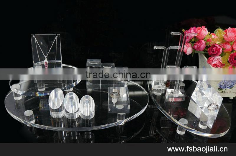 delicate acrylic china market jewelry/ornaments display shelves