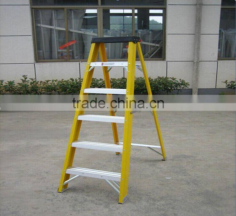 Ladder with tool box