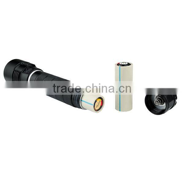 DT4 rechargeable 3000 lumen led diving torch Flashlight with 26650 battery