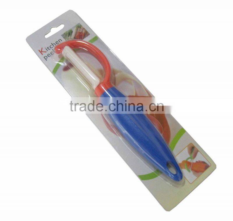 Single Blister Card Ceramic Blade Vegetable Carrots Peeler