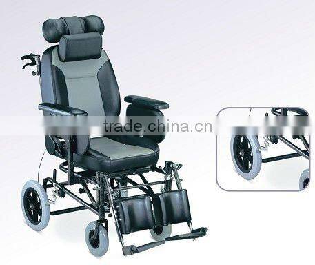 Rehabilitation Therapy Supplies Topmedi medical reclining disabled chair with adjustable legs